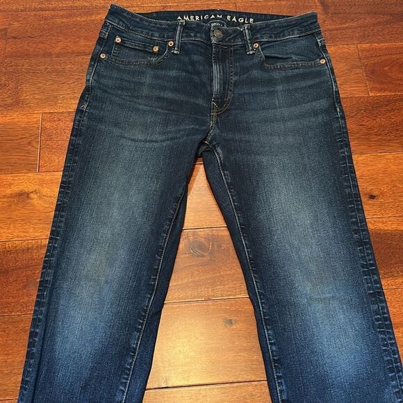 American Eagle Airflex + Slim Straight Jeans 32 x 34 - Picture 10 of 14